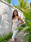Lerania Polka Dot Jumpsuit &amp; Corset Set
