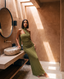 Riviera Halter Midi Dress