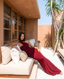 Riviera Halter Midi Dress