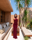 Riviera Halter Midi Dress