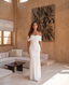 Celeste Off-Shoulder Ruched Maxi Dress