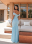 Celeste Off-Shoulder Ruched Maxi Dress