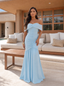 Celeste Off-Shoulder Ruched Maxi Dress