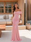 Celeste Off-Shoulder Ruched Maxi Dress