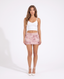 Petal Floral Mini Skirt