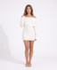Aspen Off-Shoulder Knit Mini Dress