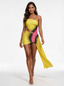 Elysian Ruched Draped Bodycon Mini Dress