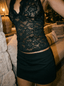 Marcella Lace Halter Top - Sierra Sydney