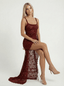Noir Romance Dress Burgundy - Sierra Sydney