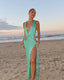 Chandria | Braided Maxi Dress with Split